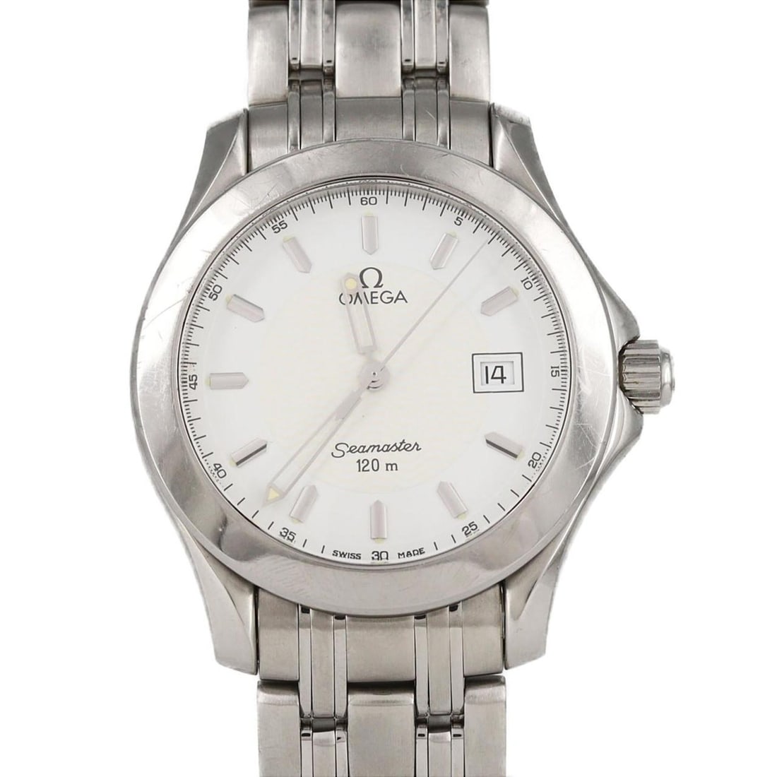 Omega Seamaster 120 2511.21 SS Quartz Watch: --- Catalog ---Category: SizeWrist Size: 19.5cm / 7.67''Case Diameter: 36mm / 1.42''Category: DesignType: WristwatchGender: MenColor (Dial): WhiteMaterial (Band): Stainless steelMaterial (Case): Stain