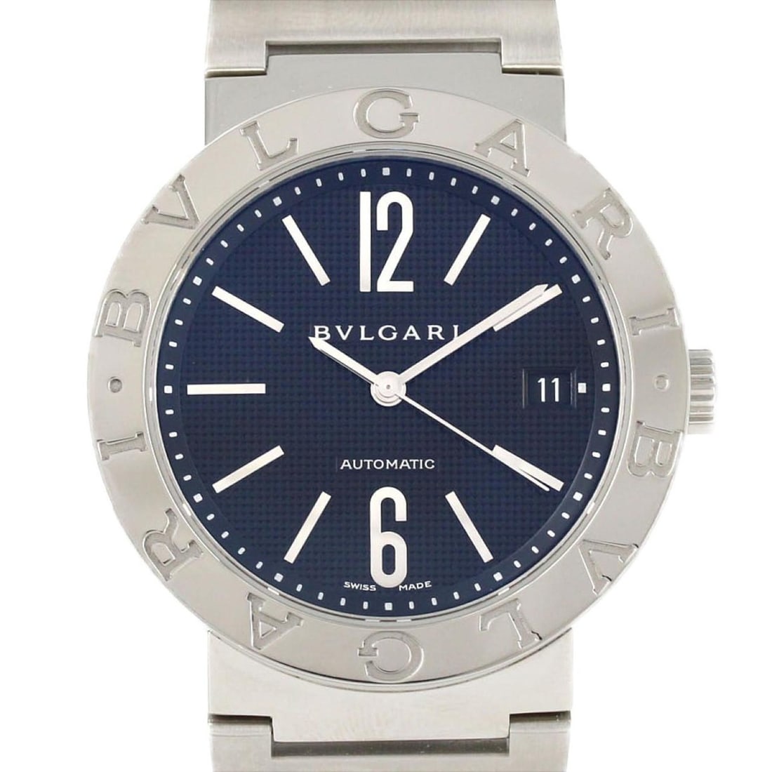 Bulgari BB38SSAUTO BB38BSSD AT SS Automatic Watch: --- Catalog ---Category: SizeWrist Size: 17.5cm / 6.88''Case Diameter: 38mm / 1.5''Category: DesignType: WristwatchGender: MenColor (Dial): BlackMaterial (Band): Stainless steelMaterial (Case): Stainl