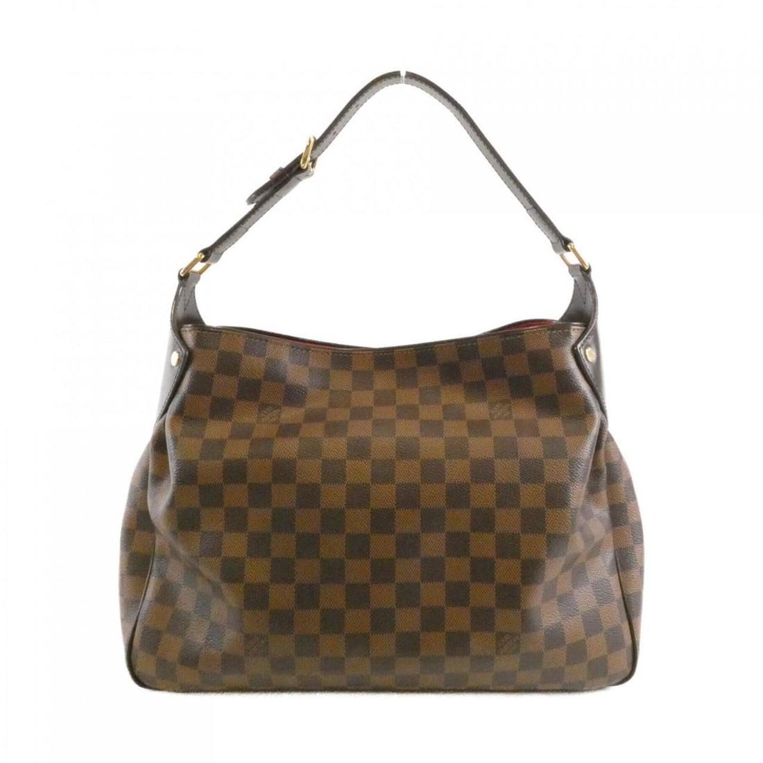 Louis Vuitton Damier Regia N63542 Shoulder Bag: --- Catalog ---Category: SizeSize (HxWxD): 25cm x 37cm x 15cm / 9.84'' x 14.56'' x 5.9''Category: DesignType: Shoulder bagColor: EbeneGender: WomenMaterial: Coated canvas Hardware Color: GoldCategory: