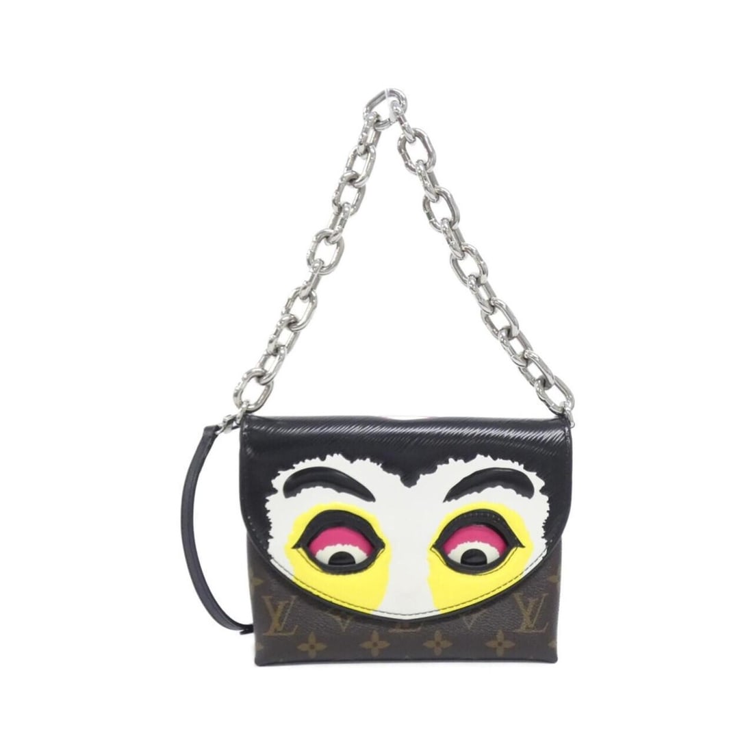 Louis Vuitton Monogram (Kabuki) Pochette Kabuki Mask M43532 Shoulder Bag: --- Catalog ---Category: SizeSize (HxWxD): 15cm x 21cm x 5cm / 5.9'' x 8.26'' x 1.96''Category: DesignType: Pochette, Shoulder bagColor: Jaune, MarronGender: Men,WomenMaterial: Coated canvas Hardware