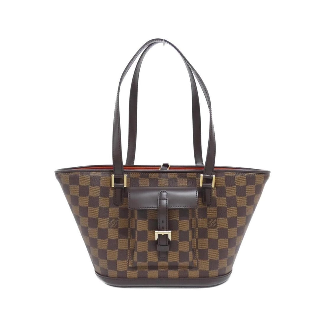Louis Vuitton Damier Manosque PM N51121 Handbag: --- Catalog ---Category: SizeSize (HxWxD): 19cm x 35cm x 10cm / 7.48'' x 13.77'' x 3.93''Category: DesignType: HandbagColor: EbeneGender: Men,WomenMaterial: Coated canvas Hardware Color: