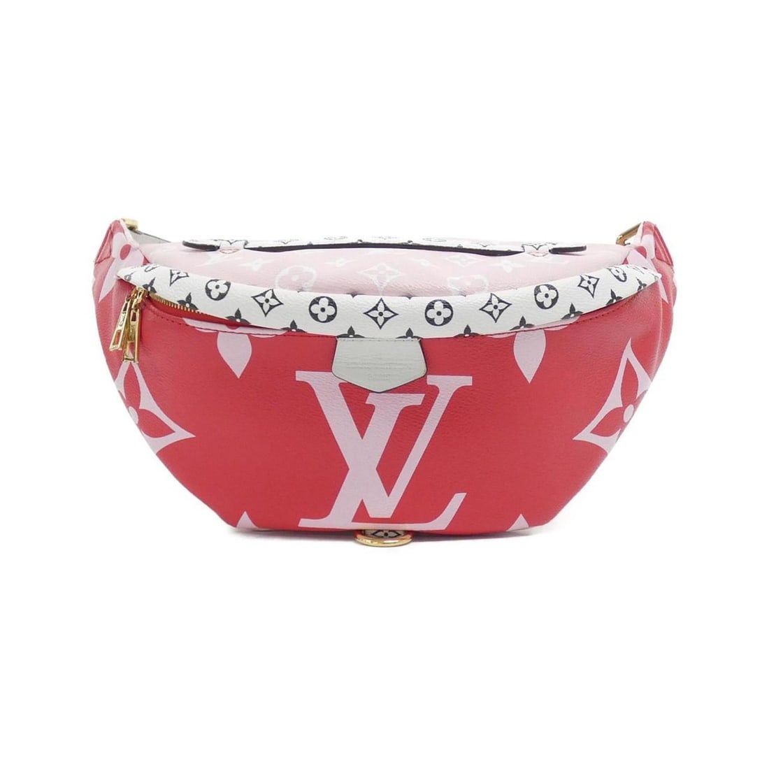 Louis Vuitton Monogram Giant Bumbag M44575 Shoulder Bag: --- Catalog ---Category: SizeSize (HxWxD): 16cm x 30cm x 10cm / 6.29'' x 11.81'' x 3.93''Category: DesignType: Shoulder bagColor: RougeGender: Men,WomenMaterial: Coated canvas Hardware Color: GoldCate