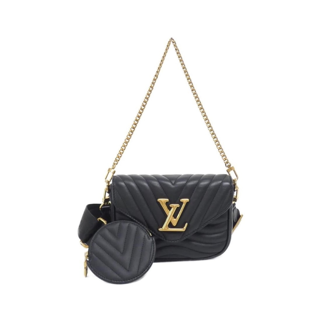 Louis Vuitton Multi Pochette M56461 Shoulder Bag: --- Catalog ---Category: SizeSize (HxWxD): 14cm x 19cm x 5cm / 5.51'' x 7.48'' x 1.96''Category: DesignType: Pochette, Pouch, Shoulder bagColor: BlackGender: Men,WomenMaterial: Leather Hardware Color: