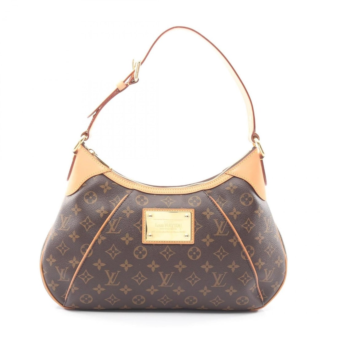 Louis Vuitton Thames GM Shoulder Bag/Handbag, Coated Canvas and Leather, Monogram Pattern, Women's,: --- Catalog ---Category: SizeSize (HxWxD): 22cm x 38cm x 7cm / 8.66'' x 14.96'' x 2.75''Category: DesignType: Handbag, Shoulder bagColor: Brown, MonogramGender: WomenMaterial: Coated canvas , Leather