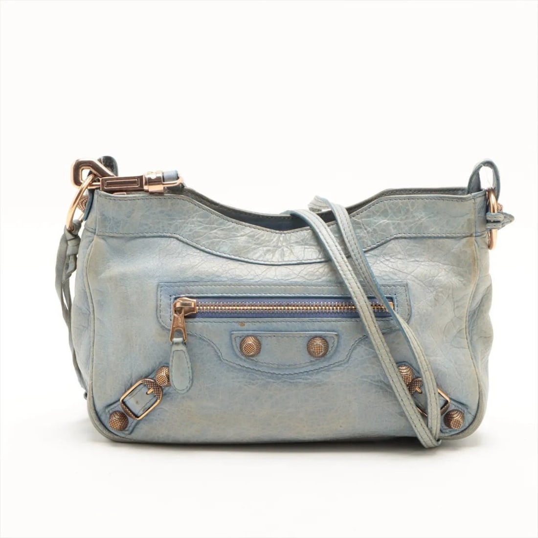 Balenciaga Giant Hip 237203 Leather Shoulder Bag Crossbody for Women: --- Catalog ---Category: SizeSize (HxWxD): 15cm x 23cm x 5cm / 5.9'' x 9.05'' x 1.96''Category: DesignType: Shoulder bagColor: BlueGender: WomenMaterial: Leather Category: GeneralBrand: Balenciaga---