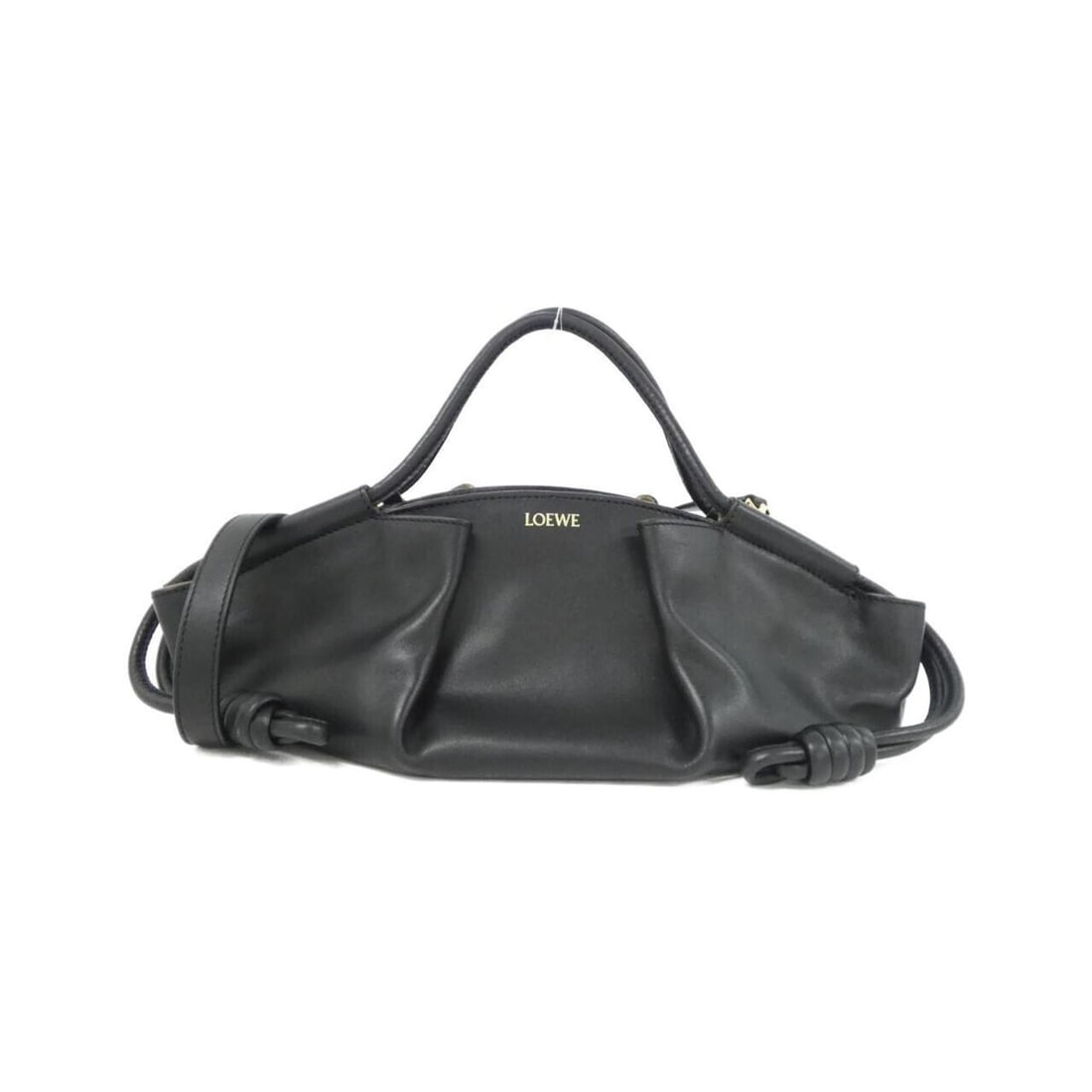 Loewe Paseo Small A709P48X02 Handbag: --- Catalog ---Category: SizeSize (HxWxD): 15cm x 35cm x 18cm / 5.9'' x 13.77'' x 7.08''Category: DesignType: HandbagColor: BlackGender: WomenMaterial: Leather Leather/Fur Type: CalfskinCategory: Gene