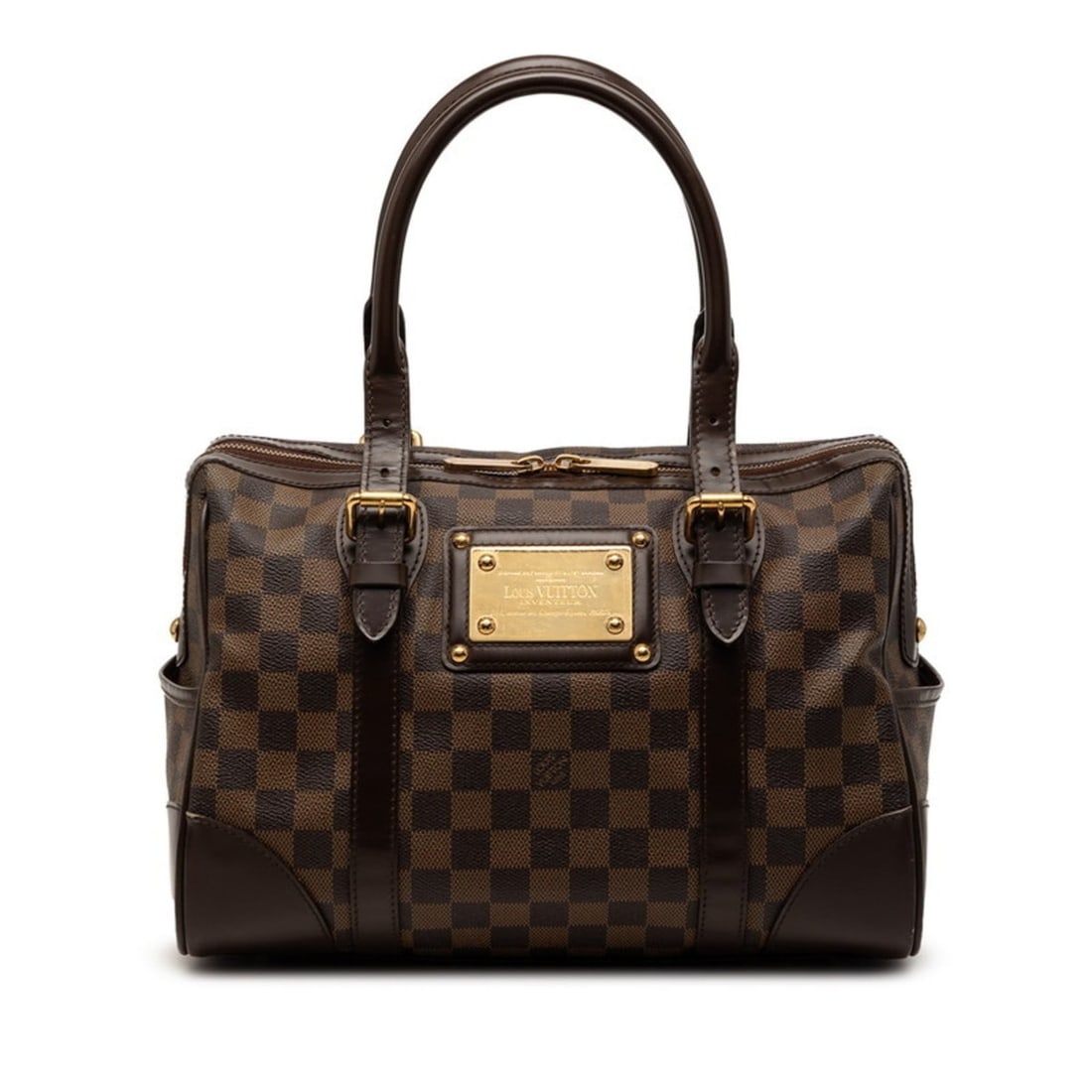 Louis Vuitton Damier Berkeley Handbag N52000 Brown Leather Women's LOUIS VUITTON: --- Catalog ---Category: SizeSize (HxWxD): 22cm x 31cm x 19cm / 8.66'' x 12.2'' x 7.48''Category: DesignType: HandbagColor: BrownGender: WomenMaterial: PVC , Leather Category: GeneralMPN: N52000Brand: