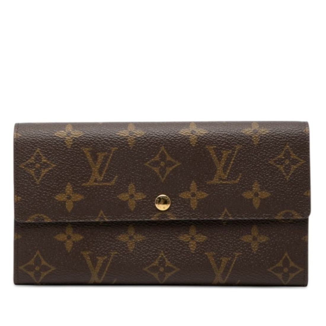 Louis Vuitton Monogram Pochette Porte Monnaie Credit Long Wallet M61725 Brown Leather Women's LOUIS: --- Catalog ---Category: SizeSize (HxWxD): 11cm x 18cm x 2cm / 4.33'' x 7.08'' x 0.78''Category: DesignType: Long wallet (bi-fold)Color: BrownGender: WomenMaterial: PVC , Leather Category: GeneralMPN: