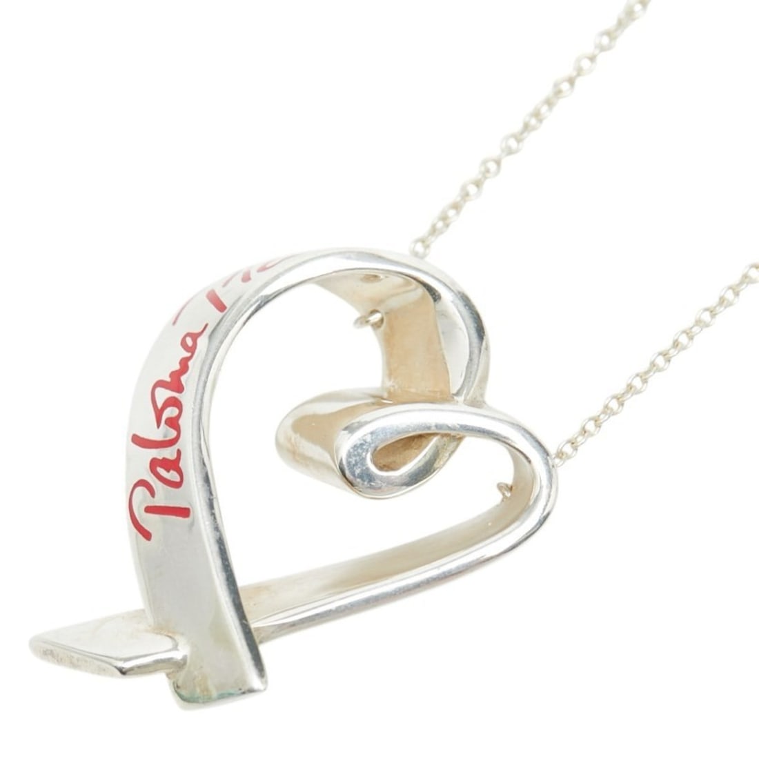 Tiffany & Co. Heart Picasso Pendant Necklace, SV925 Silver, Women's.: --- Catalog ---Category: SizePendant Size: 28.7mm x 32.4mm / 1.12'' x 1.27''Neck Circumference: 48 cm / 18.89''Category: DesignColor: SilverGender: WomenMaterial: Silver 925Pendant Type: PendantNeckla