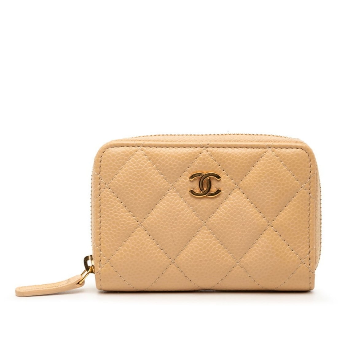 Chanel Coco Mark Matelassé Classic Zip Coin Purse Wallet/Coin Case AP0216 Beige Caviar Skin Women's: --- Catalog ---Category: SizeSize (HxWxD): 7.5cm x 11cm x 2cm / 2.95'' x 4.33'' x 0.78''Category: DesignType: Coin purse/coin caseColor: BeigeGender: WomenMaterial: Grained Calfskin Category: GeneralB