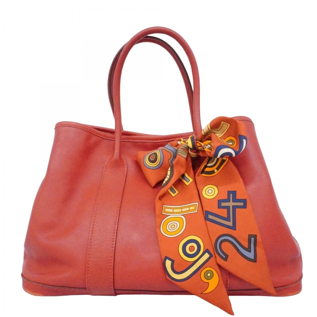 Hermes Garden Twilly TPM Tote Bag, Swift Leather, Vermilion, ?K Stamp, Women's, P2570326: --- Catalog ---Category: SizeSize (HxWxD): 21cm x 29cm x 13cm / 8.26'' x 11.41'' x 5.11''Category: DesignType: Tote bagColor: VermilionGender: WomenMaterial: Swift leather Hardware Color: SilverCatego