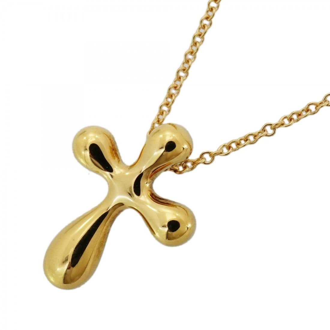 Tiffany & Co. Small Cross Necklace, 18K Yellow Gold, Women's: --- Catalog ---Category: SizePendant Size: 16.1mm x 12.2mm / 0.63'' x 0.48''Neck Circumference: 41.5 cm / 16.33''Category: DesignGender: WomenMaterial: Yellow gold (18K)Necklace Type: NecklaceCategory