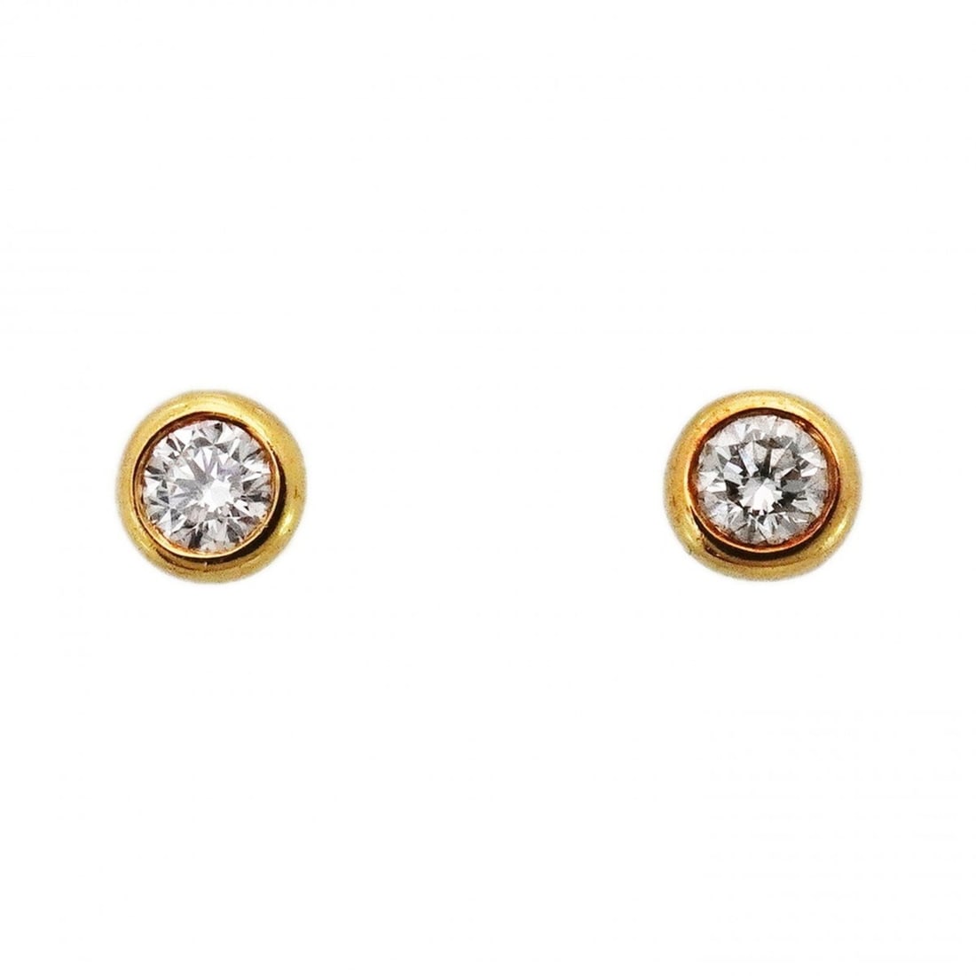 Tiffany & Co. By the Yard Earrings, 1PD (1 diamond), 18K Yellow Gold, Women's Earrings: --- Catalog ---Category: SizeSize (HxWxD): 3.50mm x 3.50mm / 0.14'' x 0.14''Category: DesignType: Stud earringsStone: DiamondGender: WomenMaterial: Yellow gold (18K)Category: GeneralBrand: Tiffany---