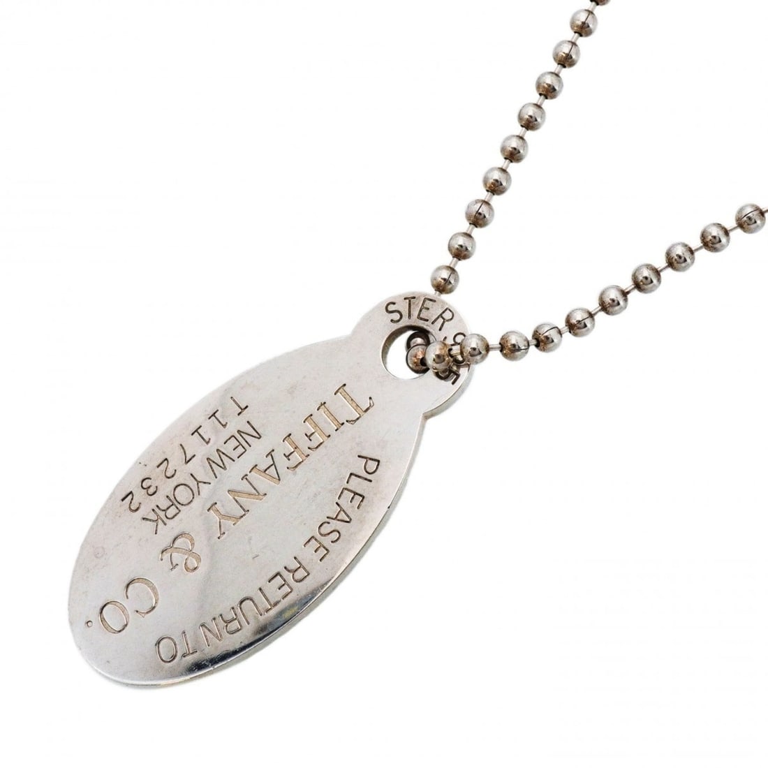 Tiffany & Co. Return to Oval Necklace, Sterling Silver 925, for Men and Women: --- Catalog ---Category: SizePendant Size: 42.5mm x 20.9mm / 1.67'' x 0.82''Neck Circumference: 86 cm / 33.85''Category: DesignGender: Men,WomenMaterial: Silver 925Necklace Type: NecklaceCategory: Gen