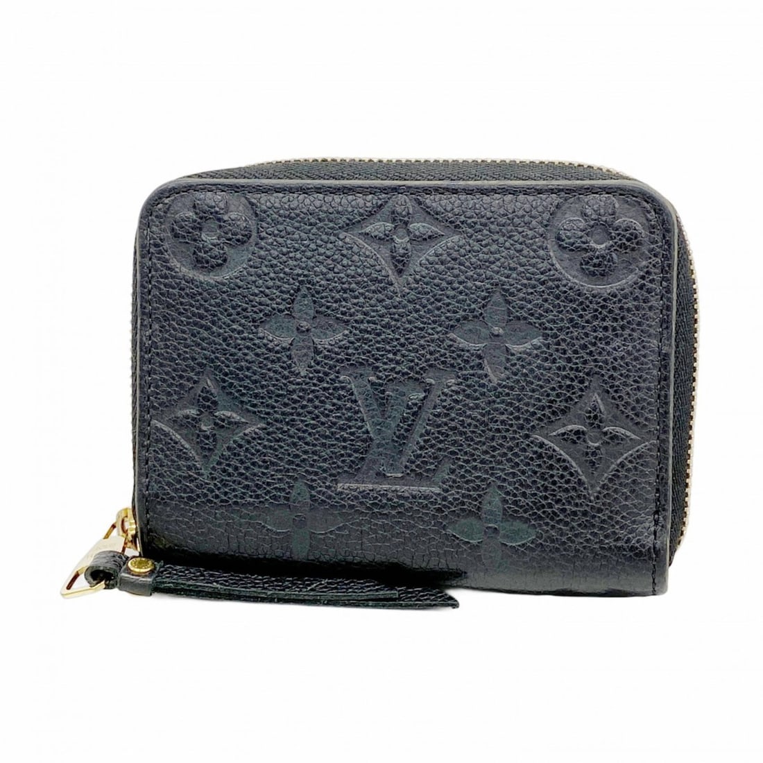 Louis Vuitton Monogram Empreinte Zippy Coin Purse M60574 Noir (Women's): --- Catalog ---Category: SizeSize (HxWxD): 9cm x 11cm x 2cm / 3.54'' x 4.33'' x 0.78''Category: DesignType: Coin purse/coin caseColor: NoirGender: WomenCategory: GeneralMPN: M60574Brand: Louis Vuitton