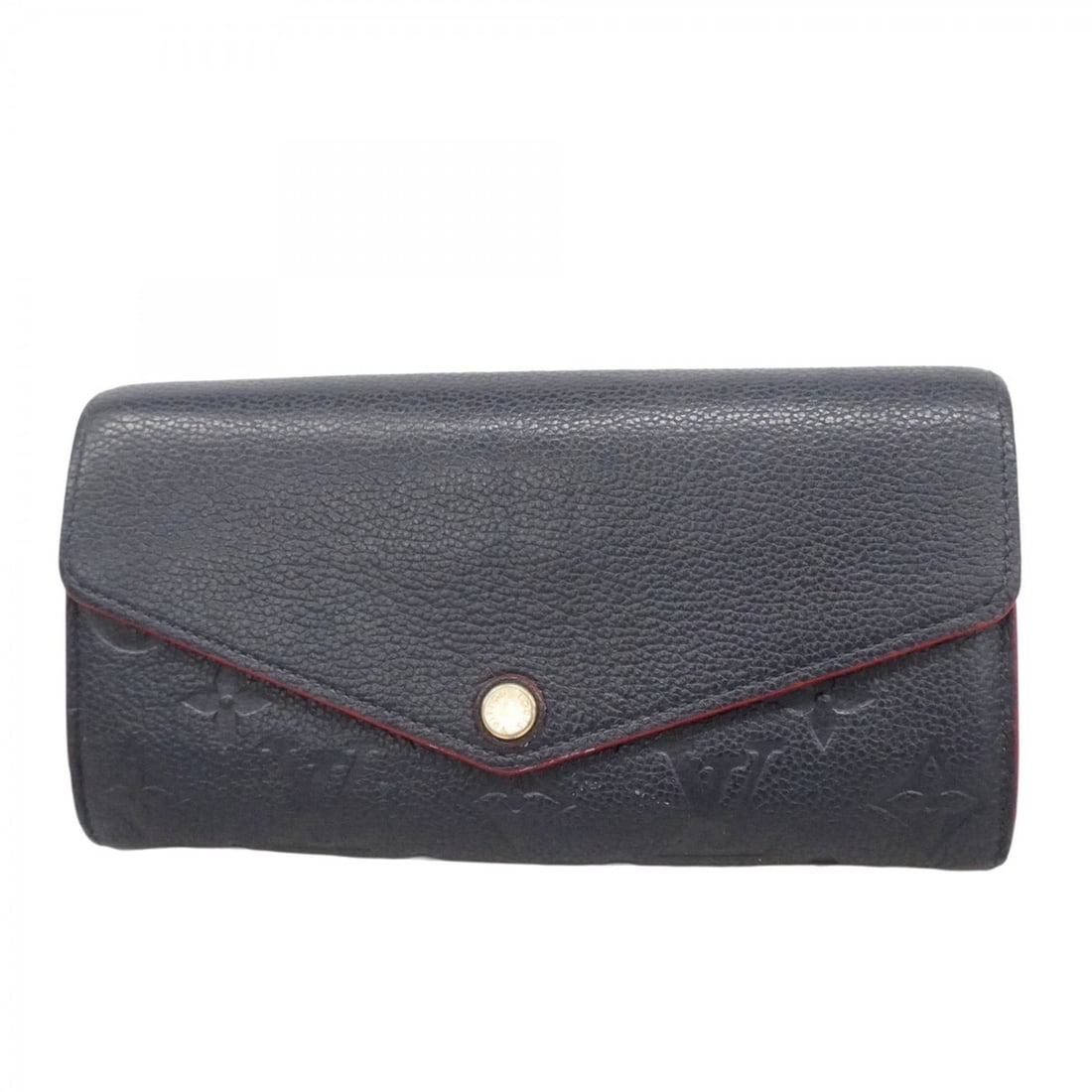 Louis Vuitton Monogram Empreinte Portefeuille Sarah Long Wallet M62125 Marine Rouge (Women's): --- Catalog ---Category: SizeSize (HxWxD): 10cm x 19cm x 2.5cm / 3.93'' x 7.48'' x 0.98''Category: DesignType: Long wallet (bi-fold)Color: Marine rougeGender: WomenCategory: GeneralMPN: M62125Brand: L