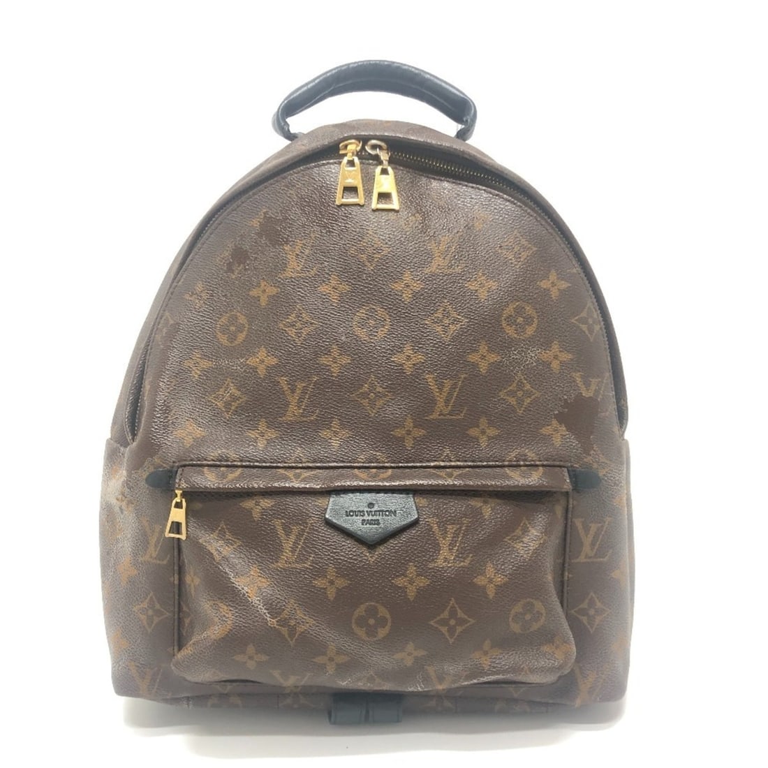 LOUIS VUITTON M44871 Monogram Palm Springs Backpack PM Bag Rucksack Canvas Men's Women's Brown: --- Catalog ---Category: SizeSize (HxWxD): 32cm x 28cm x 10cm / 12.59'' x 11.02'' x 3.93''Category: DesignType: BackpackColor: Brown, Galle, MonogramGender: Men,WomenMaterial: Monogram Category: Gener
