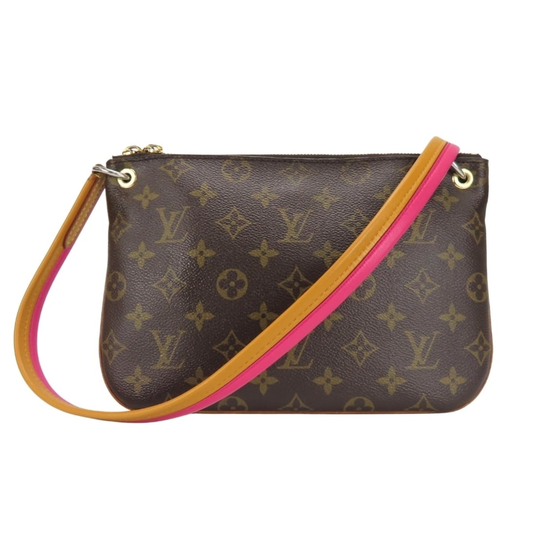 Louis Vuitton Loretta Shoulder Bag M44053 Monogram Leather Hot Pink Brown Bicolor Women's LOUIS: --- Catalog ---Category: SizeSize (HxWxD): 17.5cm x 26cm x 2cm / 6.88'' x 10.23'' x 0.78''Category: DesignType: Shoulder bagColor: BrownGender: WomenMaterial: Leather Category: GeneralMPN: M44053Brand
