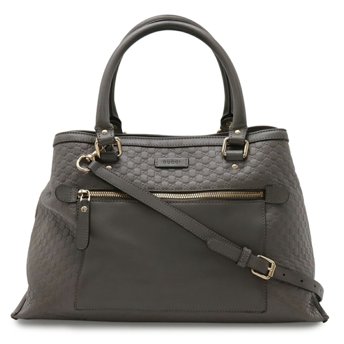 GUCCI Microguccissima Tote Bag, Handbag, Shoulder Leather, Gray, 510291: --- Catalog ---Category: SizeWeight: 950g / 2.09lb.Size (HxWxD): 25cm x 38.5cm x 14.5cm / 9.84'' x 15.15'' x 5.7''Strap Length: 112cm / 44.09''Category: DesignType: Handbag, Shoulder bag, Tote bagColo
