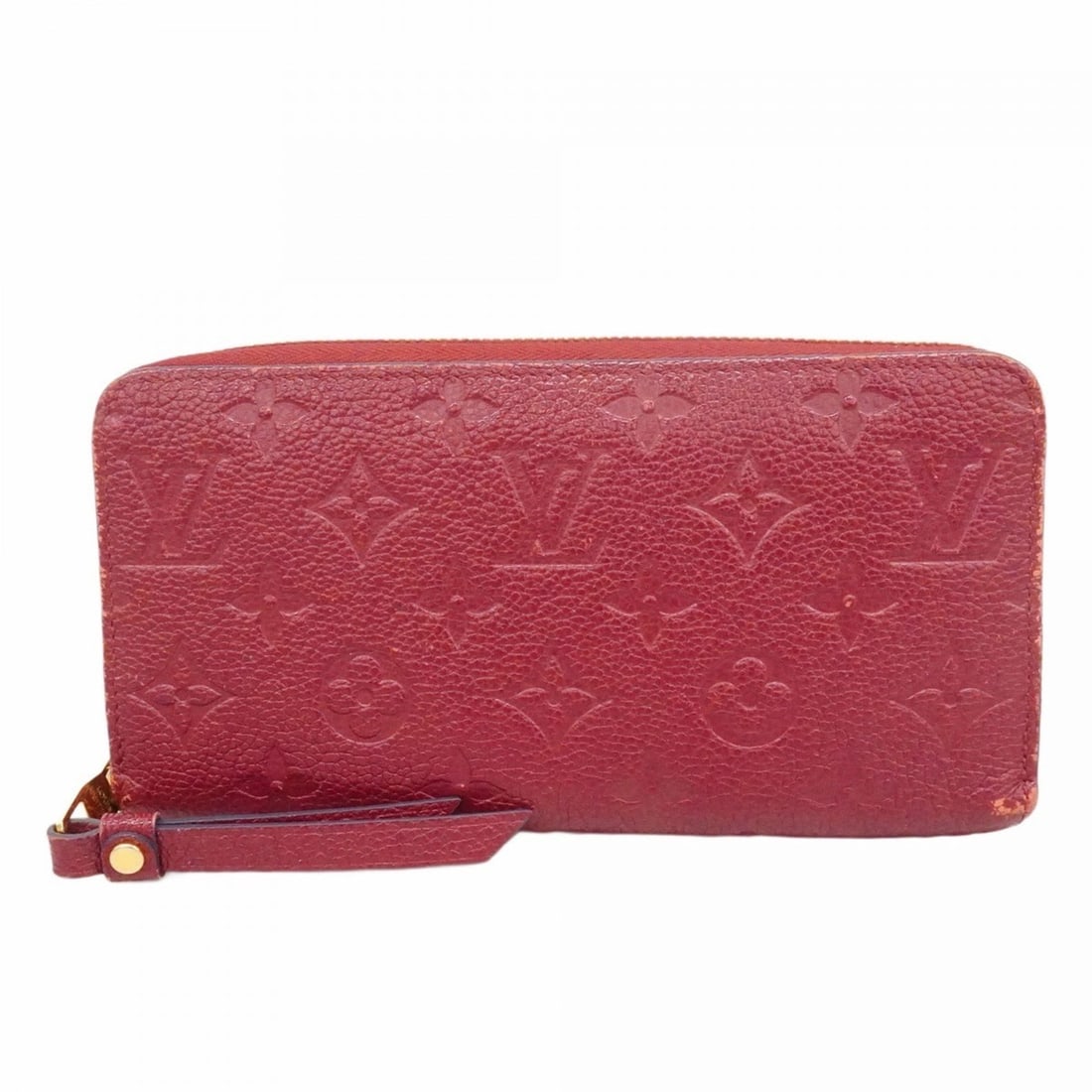 Louis Vuitton Monogram Empreinte Zippy Wallet M63691 Scarlet (Men's/Women's): --- Catalog ---Category: SizeSize (HxWxD): 10cm x 19.5cm x 2.5cm / 3.93'' x 7.67'' x 0.98''Category: DesignType: Long wallet (bi-fold)Color: SacrletGender: Men,WomenCategory: GeneralMPN: M63691Brand: