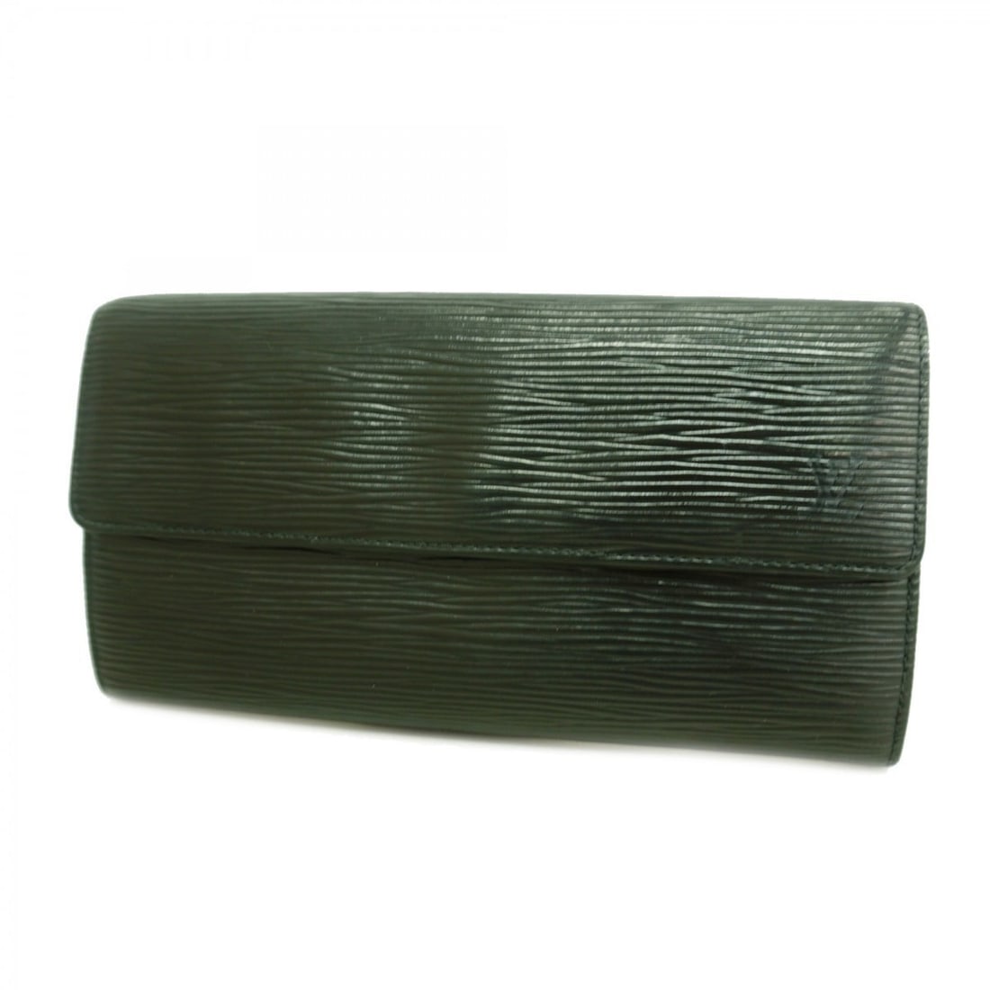 Louis Vuitton Epi Leather Long Wallet, Portemonnaie Credit Pochette, M63572, Noir (Women's): --- Catalog ---Category: SizeSize (HxWxD): 10.5cm x 19cm x 1.5cm / 4.13'' x 7.48'' x 0.59''Category: DesignType: Long wallet (bi-fold)Color: NoirGender: WomenCategory: GeneralMPN: M63572Brand: Louis V