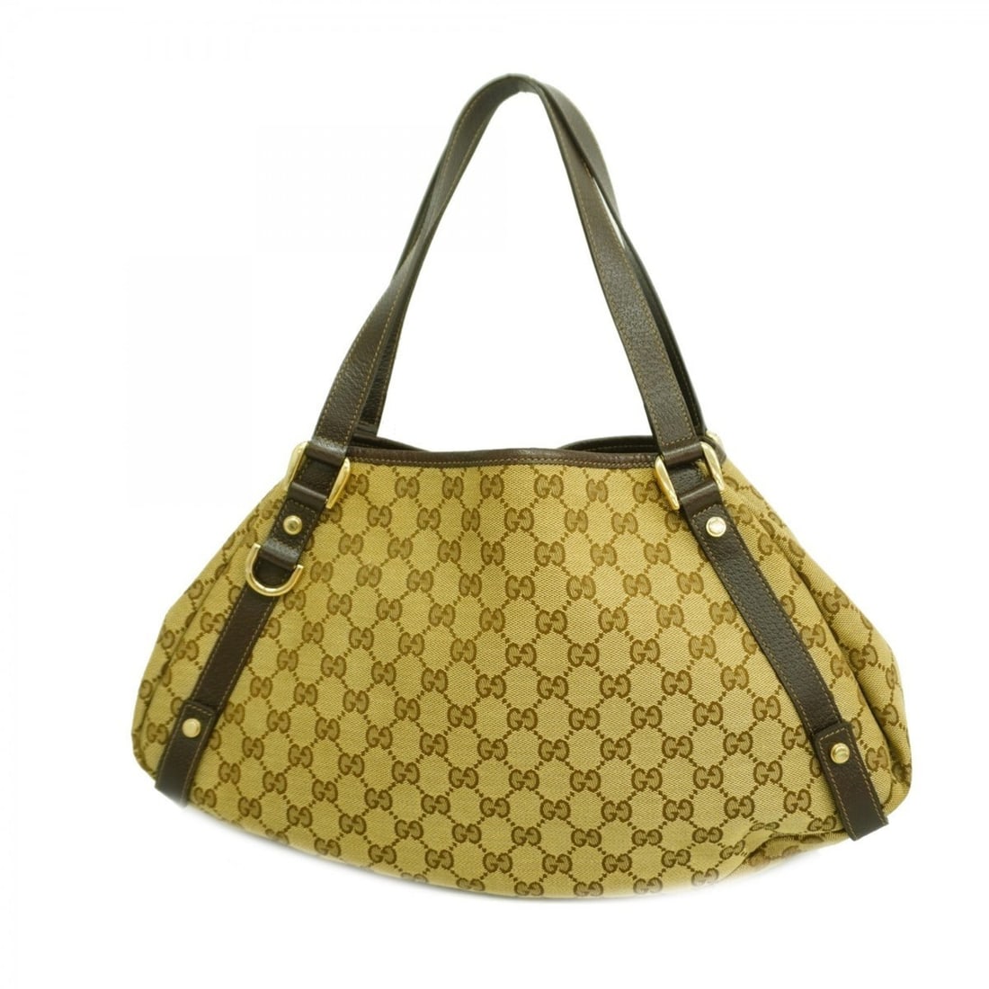 Gucci GG Canvas Tote Bag 130736 Beige Women's: --- Catalog ---Category: SizeSize (HxWxD): 25cm x 42cm x 10cm / 9.84'' x 16.53'' x 3.93''Category: DesignType: Tote bagColor: BeigeGender: WomenMaterial: Canvas Hardware Color: GoldCategory: GeneralMP