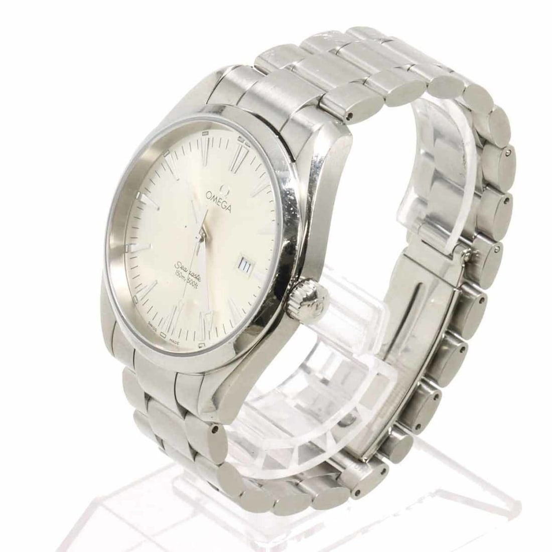 Omega Seamaster Aqua Terra 2517 30 Men's Watch, Date, Silver, Quartz Watch: --- Catalog ---Category: SizeWrist Size: 17cm / 6.69''Case Diameter: 39mm / 1.54''Category: DesignType: WristwatchGender: MenColor (Dial): SilverMaterial (Band): Stainless steelMaterial (Case): Stainl