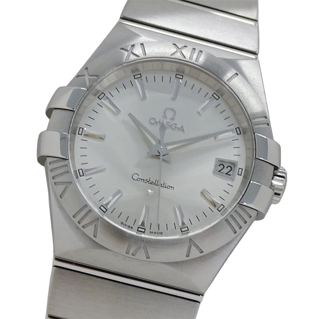 Omega Constellation 123.10.35.60.02.001 Men's Watch, Brand Name, Date, Quartz Movement, Stainless: --- Catalog ---Category: SizeWrist Size: 19cm / 7.48''Case Diameter: 35mm / 1.38''Category: DesignType: WristwatchGender: MenColor (Dial): SilverMaterial (Band): Stainless steelMaterial (Case): Stainl