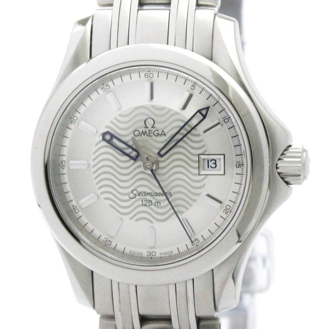 OMEGA Seamaster 120M Steel Quartz Ladies Watch 2571.31 Polished: --- Catalog ---Category: SizeCase Diameter: 29mm / 1.14''Category: DesignType: WristwatchStyle: SportGender: WomenColor (Dial): SilverMaterial (Band): Stainless steelMaterial (Case): Stainless steelCa