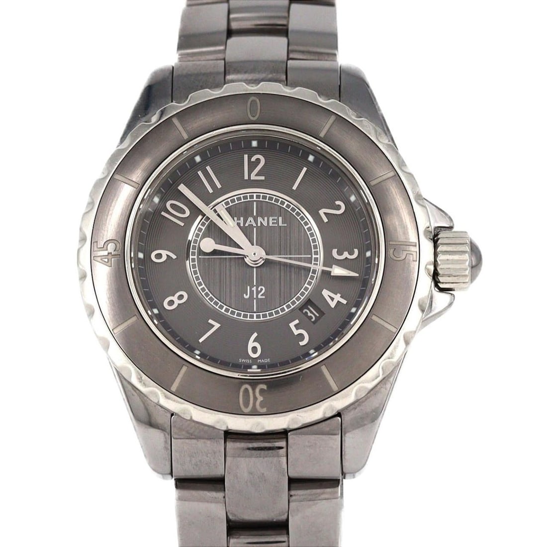 Chanel J12 Chromatic 33mm H2978 Ceramic Quartz Watch: --- Catalog ---Category: SizeWrist Size: 19cm / 7.48''Case Diameter: 33mm / 1.3''Category: DesignType: WristwatchGender: WomenColor (Dial): GrayMaterial (Band): CeramicMaterial (Case): CeramicCategory