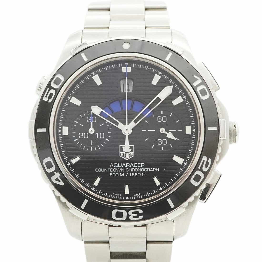 TAG Heuer Aquaracer CAK211A Black Dial Men's Watch: --- Catalog ---Category: SizeWrist Size: 17.5cm / 6.88''Case Diameter: 46.2mm / 1.82''Category: DesignType: WristwatchGender: MenColor (Dial): BlackMaterial (Band): Stainless steelCategory: GeneralMPN