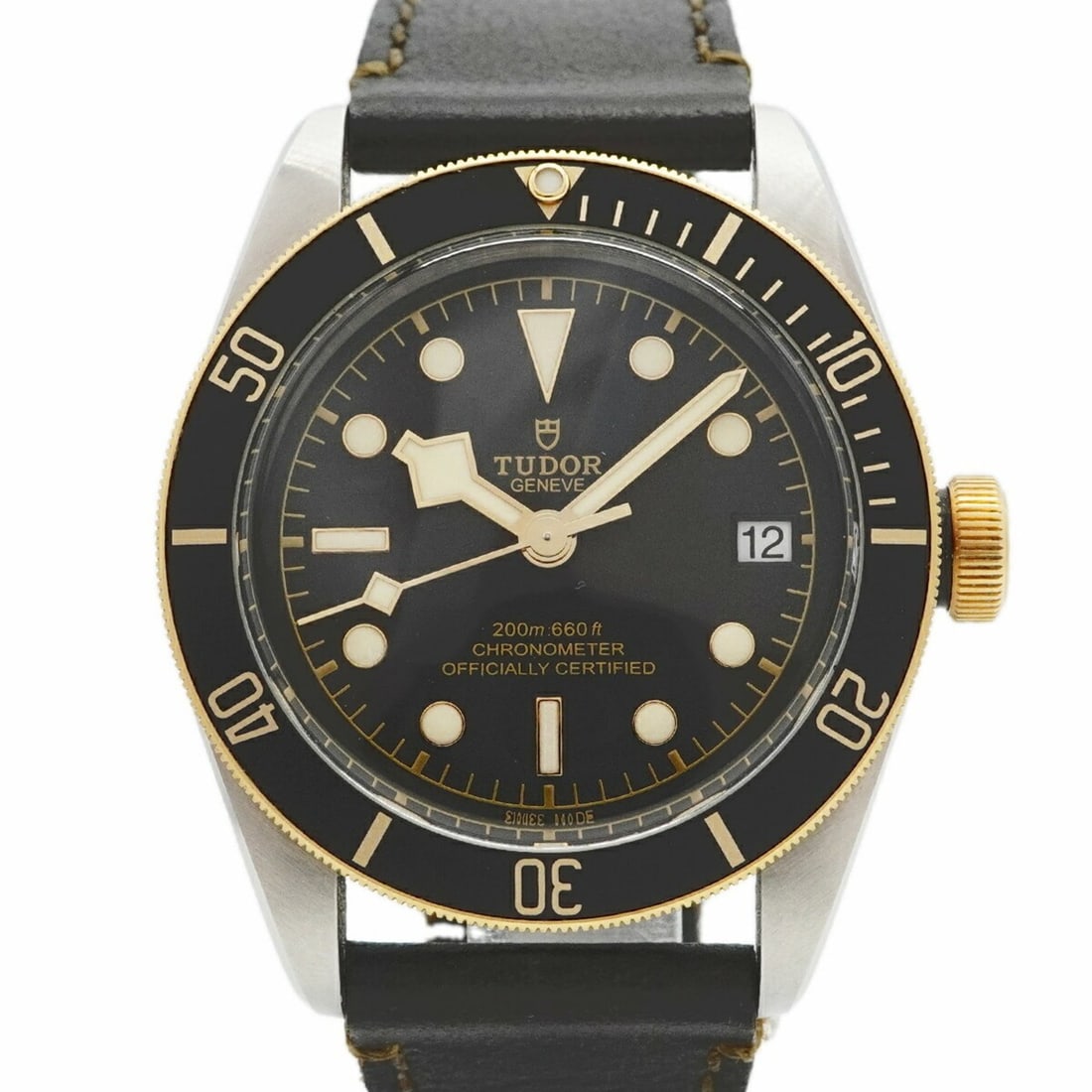 Tudor Black Bay 79733N Dial Men's Watch: --- Catalog ---Category: SizeWrist Size: 18.5cm / 7.28''Case Diameter: 41.2mm / 1.62''Category: DesignType: WristwatchGender: MenColor (Dial): BlackMaterial (Band): LeatherCategory: GeneralMPN: 79733N
