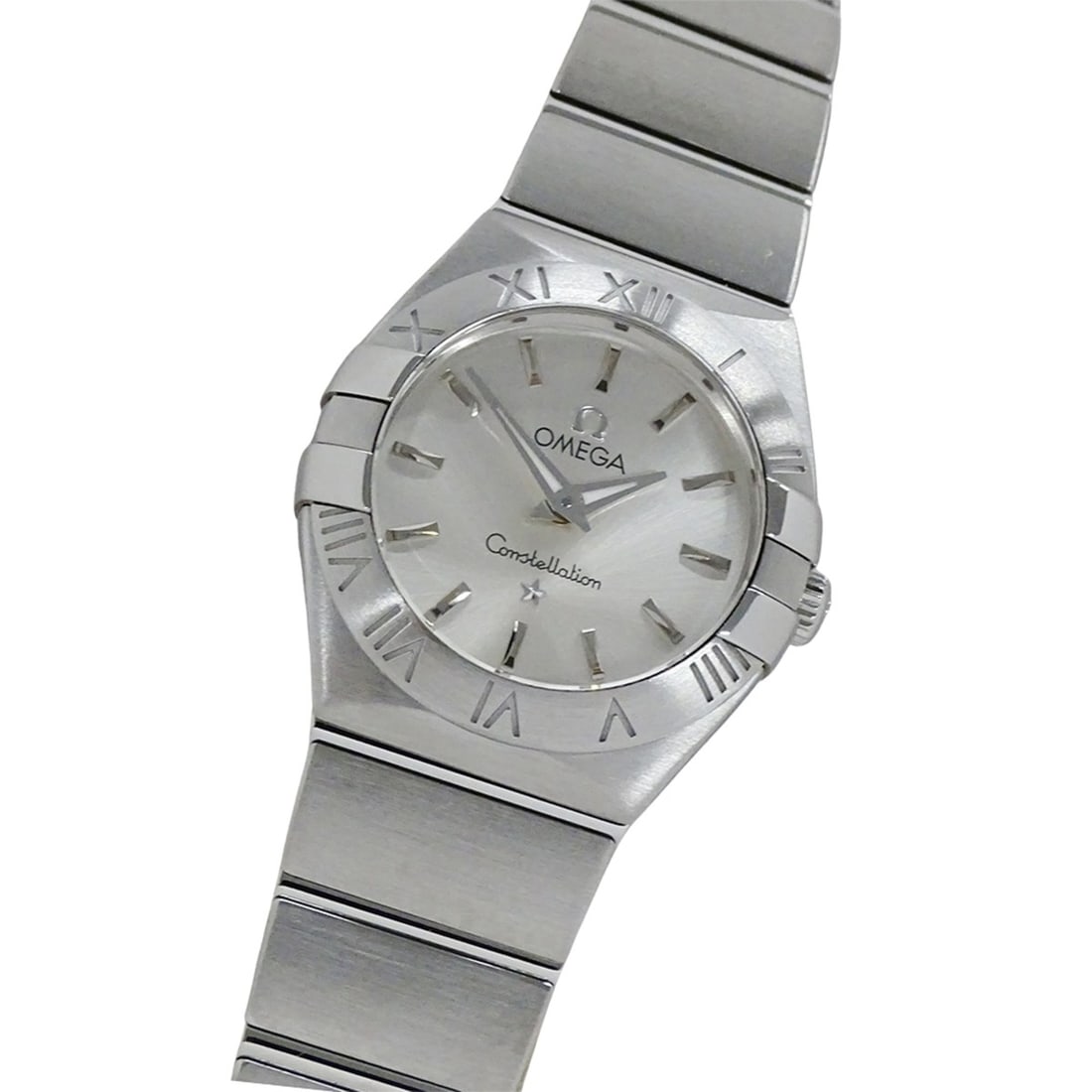 OMEGA Constellation Polished 123.10.24.60.02.001 Women's Quartz Watch, Stainless Steel, Silver,: --- Catalog ---Category: SizeWrist Size: 16.5cm / 6.49''Case Diameter: 24mm / 0.94''Category: DesignType: WristwatchGender: WomenColor (Dial): SilverMaterial (Band): Stainless steelMaterial (Case): St