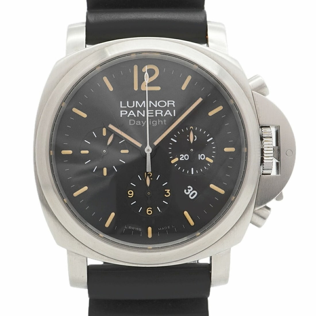 Officine Panerai Luminor Daylight PAM00356 Black Dial Men's Watch: --- Catalog ---Category: SizeWrist Size: 21cm / 8.26''Case Diameter: 43.5mm / 1.71''Category: DesignType: WristwatchGender: MenColor (Dial): BlackMaterial (Band): RubberCategory: GeneralMPN: PAM00356B