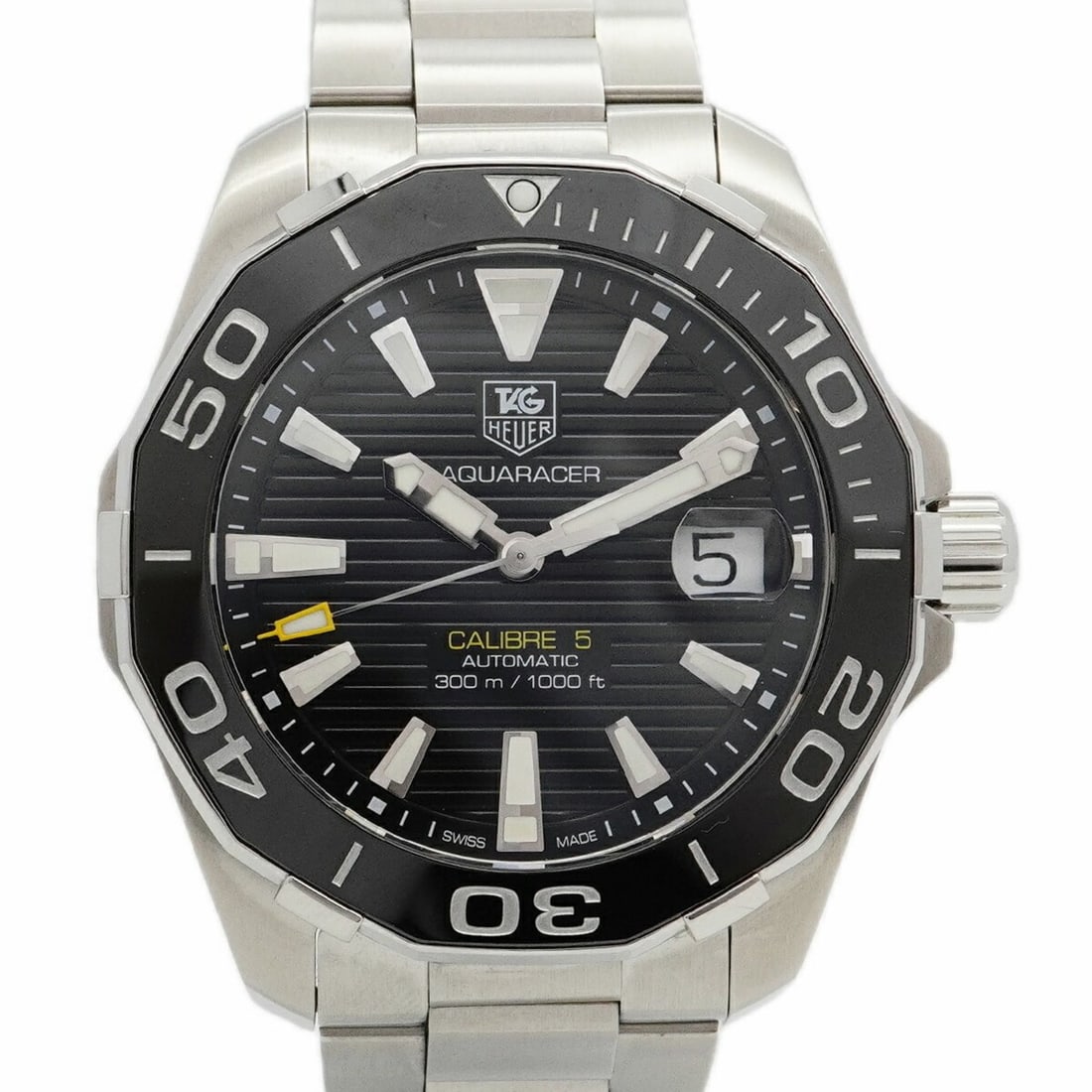 Tag Heuer Aquaracer WAY211A Black Dial Men's Watch: --- Catalog ---Category: SizeWrist Size: 16.5cm / 6.49''Case Diameter: 41.6mm / 1.64''Category: DesignType: WristwatchGender: MenColor (Dial): BlackMaterial (Band): Stainless steelCategory: GeneralMPN