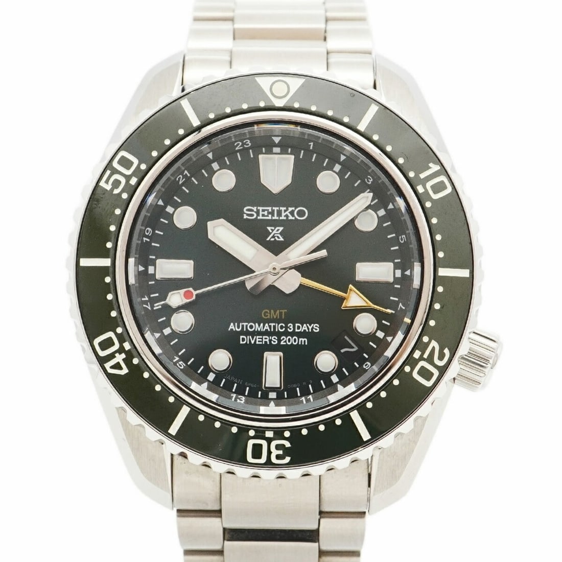 Seiko Prospex SBEJ009 6R54-00D0 Green Dial Men's Watch: --- Catalog ---Category: SizeWrist Size: 16.5cm / 6.49''Case Diameter: 42mm / 1.65''Category: DesignType: WristwatchGender: MenColor (Dial): GreenMaterial (Band): Stainless steelCategory: GeneralMPN: