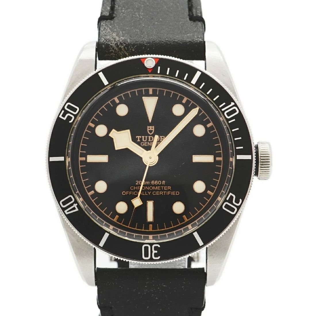 Tudor Black Bay 79230N Dial Men's Watch: --- Catalog ---Category: SizeWrist Size: 18.5cm / 7.28''Case Diameter: 41mm / 1.61''Category: DesignType: WristwatchGender: MenColor (Dial): BlackMaterial (Band): LeatherCategory: GeneralMPN: 79230NBr