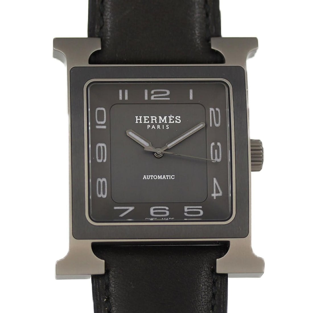 Hermès H Watch TI HH5.841 Automatic: --- Catalog ---Category: SizeCase Diameter: 30.5mm / 1.2''Category: DesignType: WristwatchGender: MenColor (Dial): GrayMaterial (Case): TitaniumCategory: GeneralMPN: HH5.841Brand: HermesCategory: Move