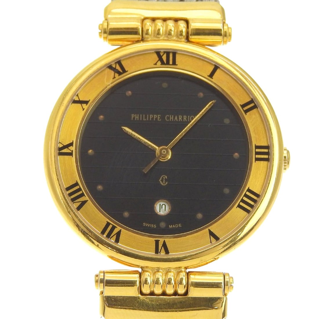 Philippe Charriol Celtic Watch 65.8.1288 Stainless Steel Quartz Analog Display Black Dial Men's: --- Catalog ---Category: SizeWrist Size: 17cm / 6.69''Case Diameter: 31mm / 1.22''Category: DesignType: WristwatchGender: MenColor (Dial): BlackMaterial (Band): Stainless steelMaterial (Case): Stainle