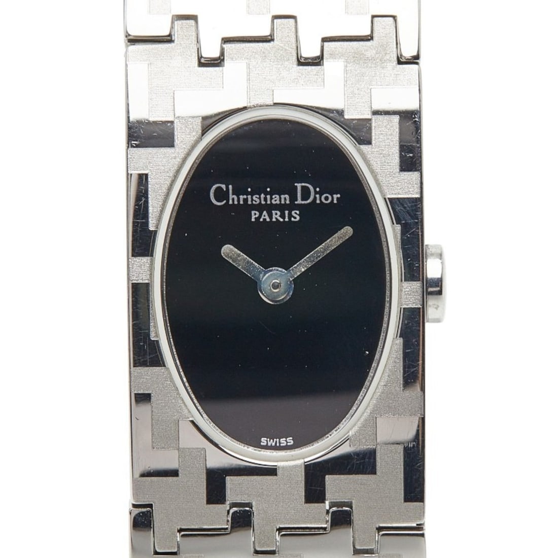 Dior Miss Watch D70-100 Swiss Quartz Black Dial Stainless Steel Women's: --- Catalog ---Category: SizeWrist Size: 16cm / 6.29''Case Diameter: 15mm / 0.59''Category: DesignType: WristwatchGender: WomenColor (Dial): BlackMaterial (Band): Stainless steelMaterial (Case): Stain