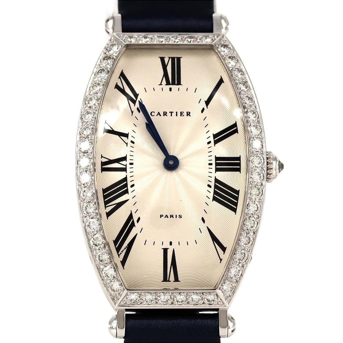 Cartier Tonneau LM WG D WA502451 Watch, Manual Winding: --- Catalog ---Category: SizeCase Diameter: 26mm / 1.02''Category: DesignType: WristwatchGender: MenColor (Dial): SilverMaterial (Case): White goldCategory: GeneralMPN: WA502451Brand: CartierCategory:
