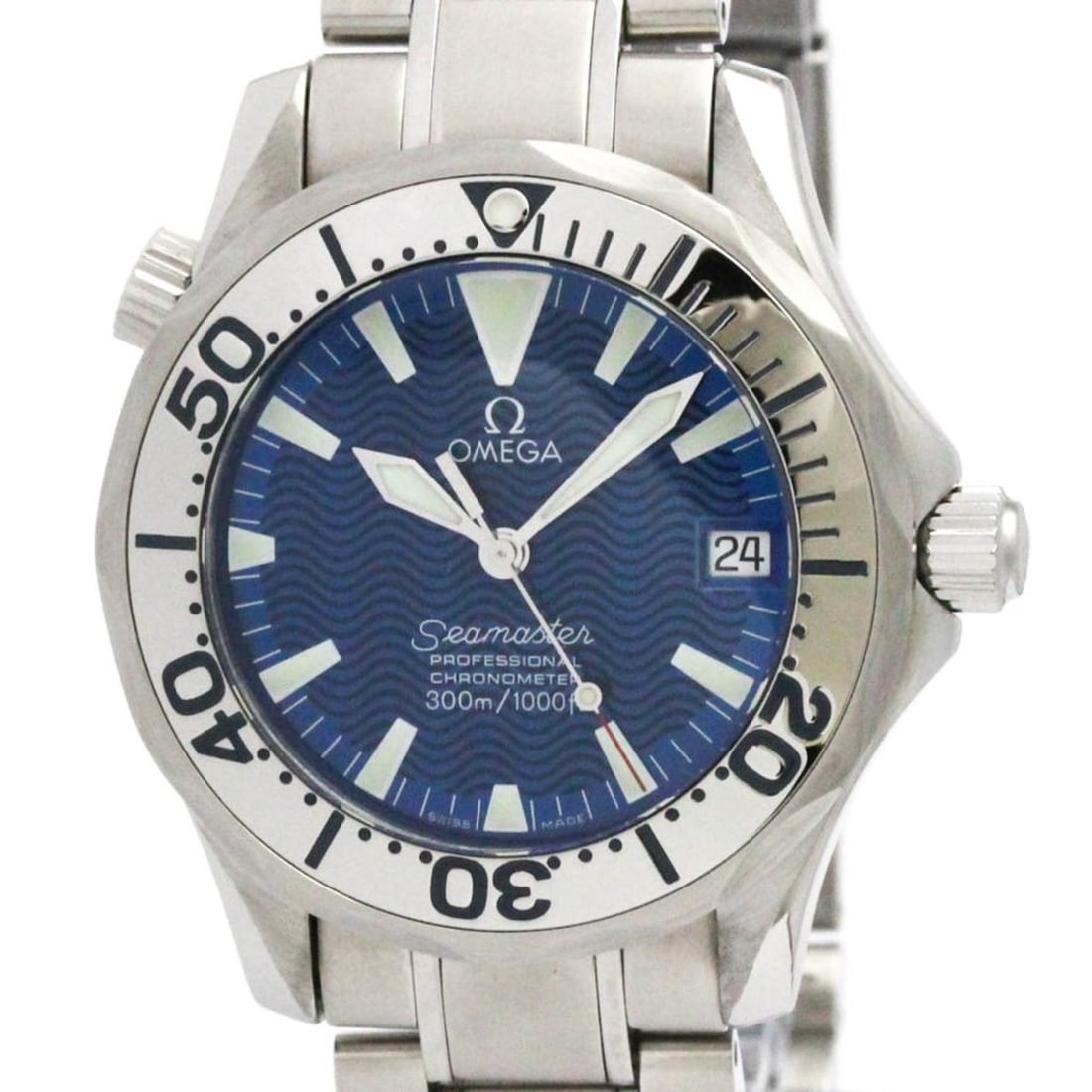 OMEGA Seamaster Professional 300M Steel Mid Size Watch 2253.80 Polished: --- Catalog ---Category: SizeCase Diameter: 36mm / 1.42''Category: DesignType: WristwatchStyle: SportGender: MenColor (Dial): BlueMaterial (Band): Stainless steelMaterial (Case): Stainless steelCatego