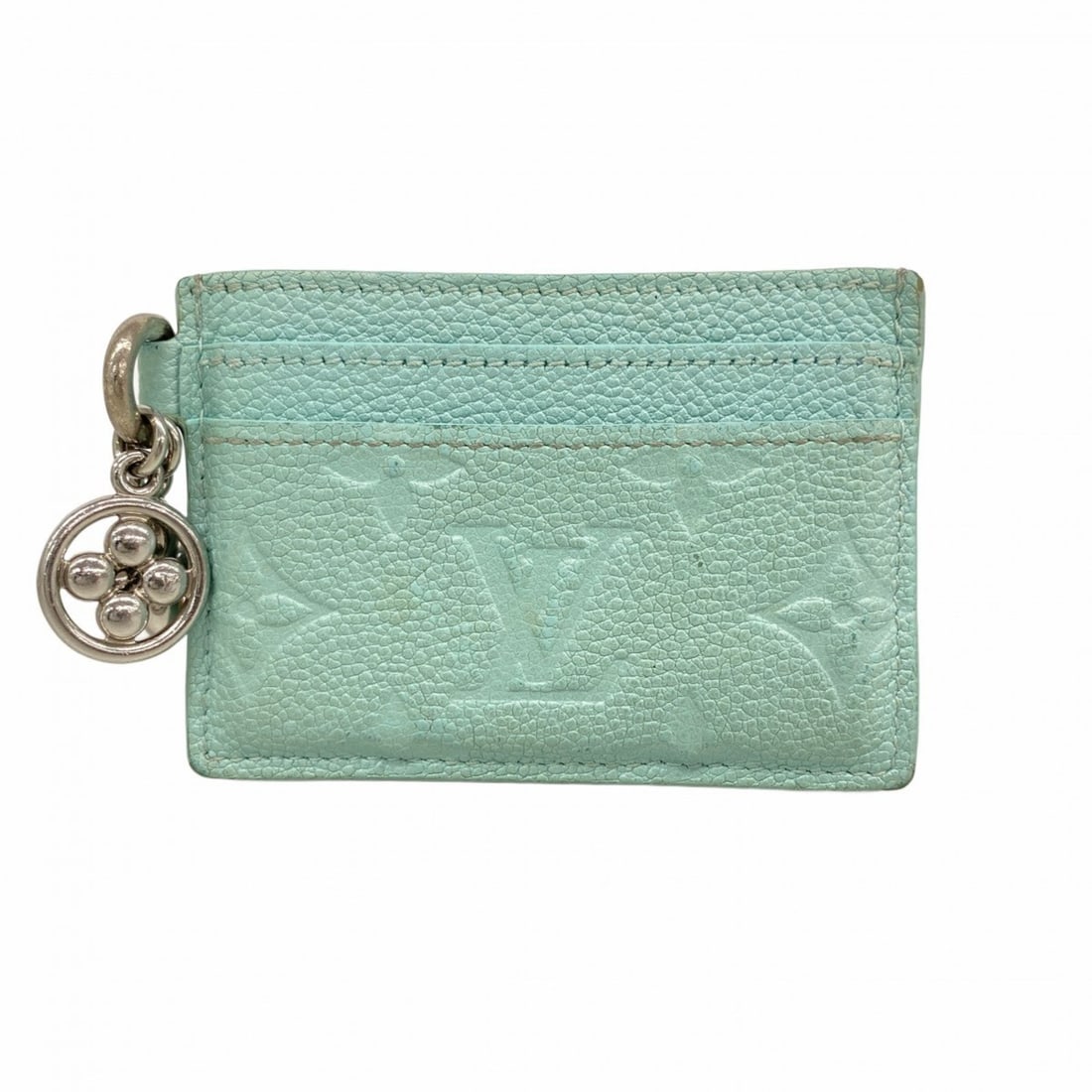 Louis Vuitton Business Card Holder/Card Case, Monogram Empreinte, Portecarte LV Charm, M82171: --- Catalog ---Category: DesignType: Card caseGender: WomenCategory: GeneralMPN: M82171Brand: Louis VuittonCategory: Physical PropertiesSize (HxWxD): 7cm x 10.5cm x 5mm / 2.75'' x 4.13'' x 0.19''--- I