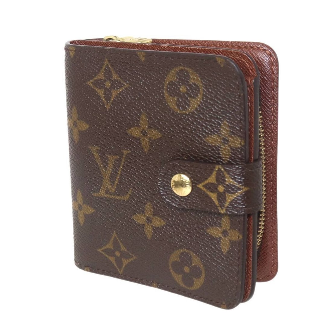 LOUIS VUITTON Louis Vuitton Compact Zip Bi-fold Wallet Monogram M61667 CA0065: --- Catalog ---Category: SizeSize (HxWxD): 11.5cm x 10.5cm x 3.5cm / 4.52'' x 4.13'' x 1.37''Category: DesignType: Wallet (bi-fold)Color: MonogramGender: Men,WomenCategory: GeneralLine: MonogramBrand: