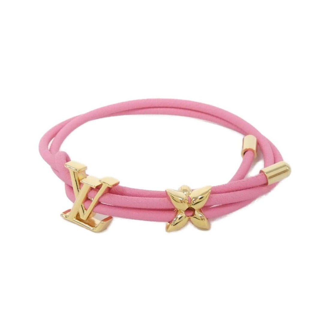 Louis Vuitton Bracelet LV Bloom M0975Z: --- Catalog ---Category: SizeWidth: 1.5cm / 0.59''Length: 22.5cm / 8.85''Category: DesignType: Charm braceletColor: PinkGender: WomenCategory: GeneralBrand: Louis Vuitton--- Item List ---Section: Cond
