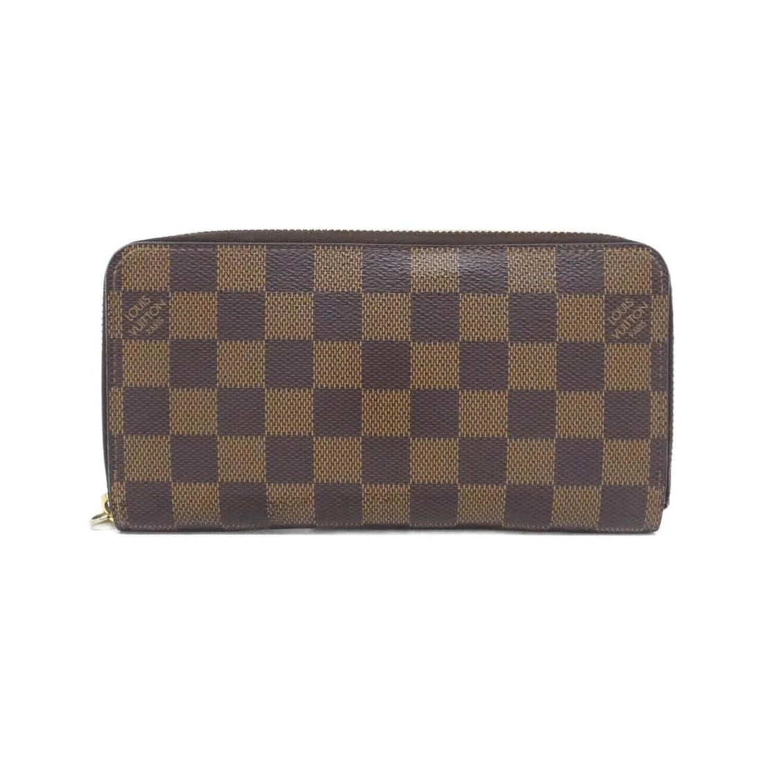 Louis Vuitton Damier Zippy Wallet N41661: --- Catalog ---Category: SizeSize (HxWxD): 10cm x 19cm x 2cm / 3.93'' x 7.48'' x 0.78''Category: DesignType: Long wallet (bi-fold)Color: EbeneGender: Women,MenMaterial: Coated canvas Category: