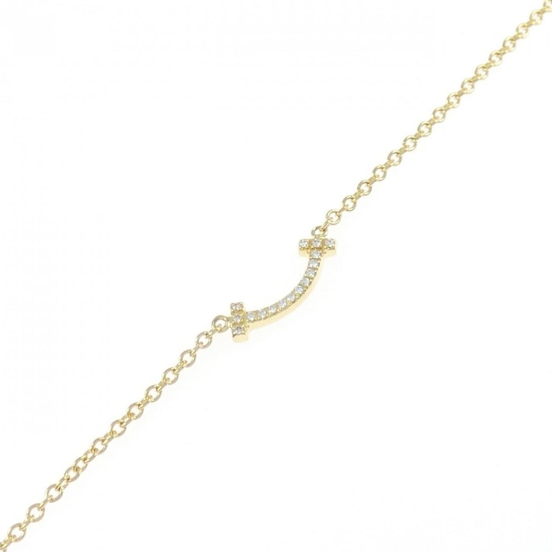 Tiffany T Smile Mini Bracelet: --- Catalog ---Category: SizeLength: 17cm / 6.69''Category: DesignType: Charm braceletGender: WomenMaterial: Yellow goldCategory: GeneralBrand: Tiffany--- Item List ---Section: ConditionRanking: Rank