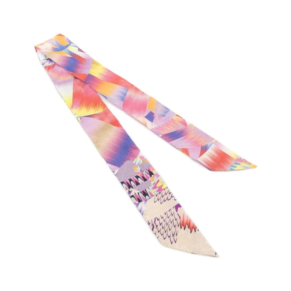 Hermes Twilly Marble Silk Scarf/Muffler 063889S (1 of 7)