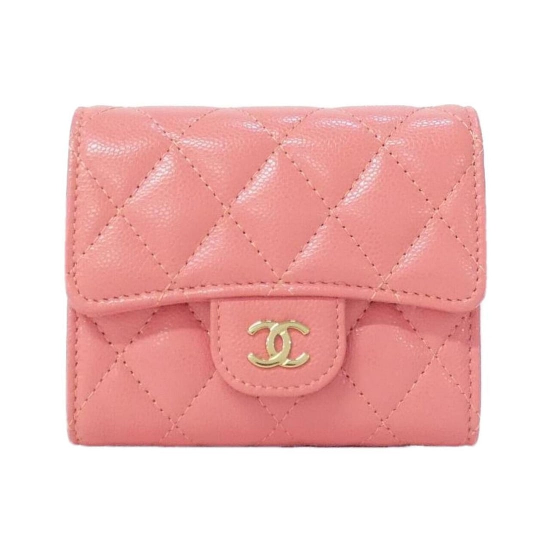Chanel Timeless Classic Line AP0229 Wallet: --- Catalog ---Category: SizeSize (HxWxD): 9cm x 10.5cm x 2cm / 3.54'' x 4.13'' x 0.78''Category: DesignType: Wallet (tri-fold)Color: PinkGender: WomenMaterial: Grained Calfskin Category: GeneralBrand