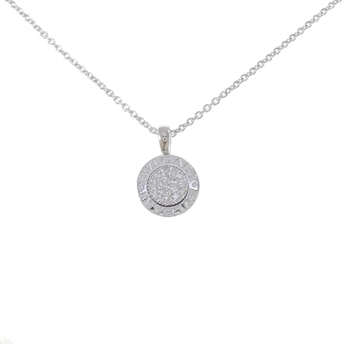 Bvlgari Necklace: --- Catalog ---Category: SizeWidth: 1.6mm / 0.06''Weight: 9.2g / 0.32oz.Pendant Size: 18.9mm x 12.7mm / 0.74'' x 0.49''Neck Circumference: 40 cm / 15.74''Category: DesignStone: DiamondGender: WomenMat